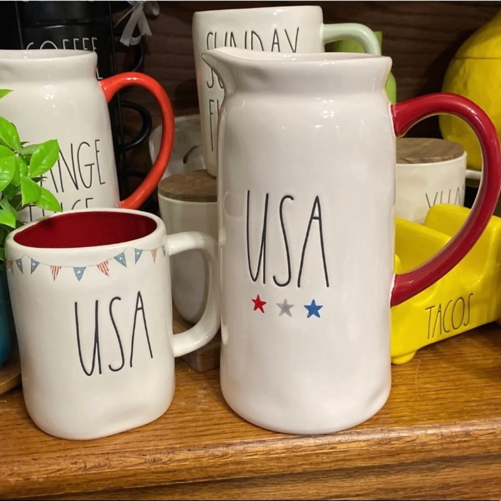 Rae Dunn USA Mug and Pitcher